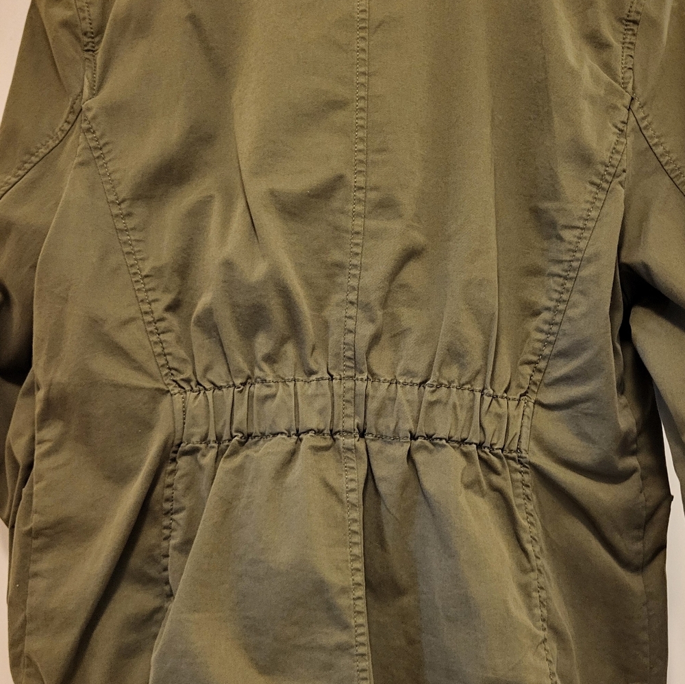 Banana Republic army green flight utility jacket size Large - Picture 3 of 6